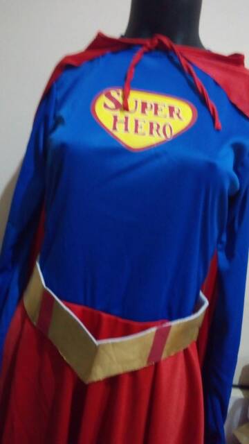 Kostum halloween superhero girl woman all size