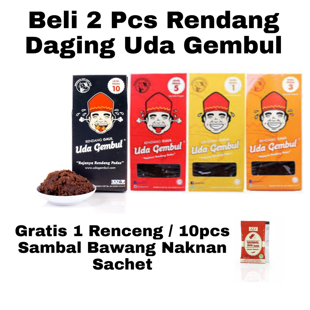 

Buy 2 Get 1 Rendang Daging Uda Gembul