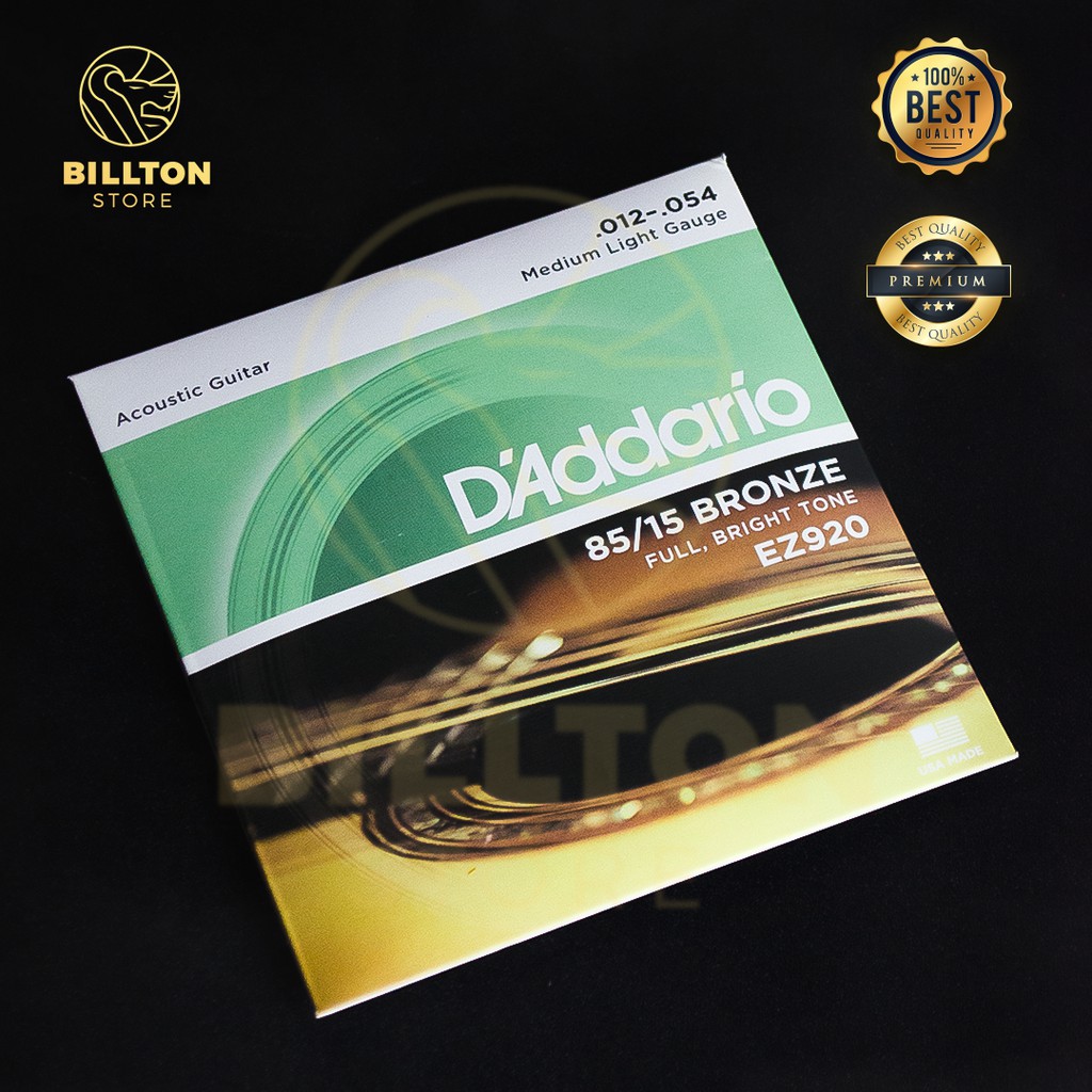 Senar Gitar Akustik String Daddario D'Addario Acoustic Strings ( Gratis Pick )