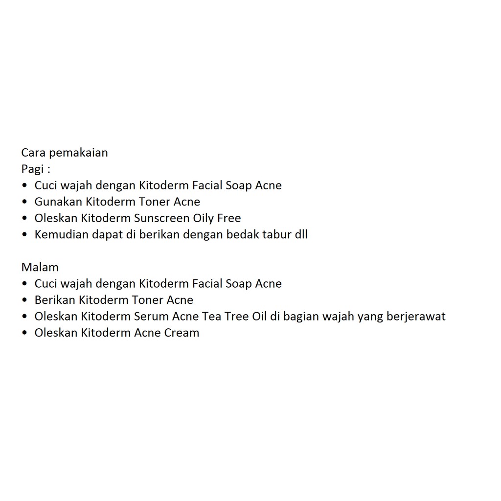 PAKET Kitoderm Oily Acne Complete Series Original / Paket Anti Jerawat Wajah Oily isi 5 BPOM Aman