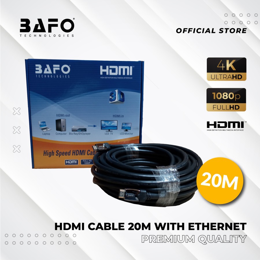 Kabel HDMI 20 Meter BAFO