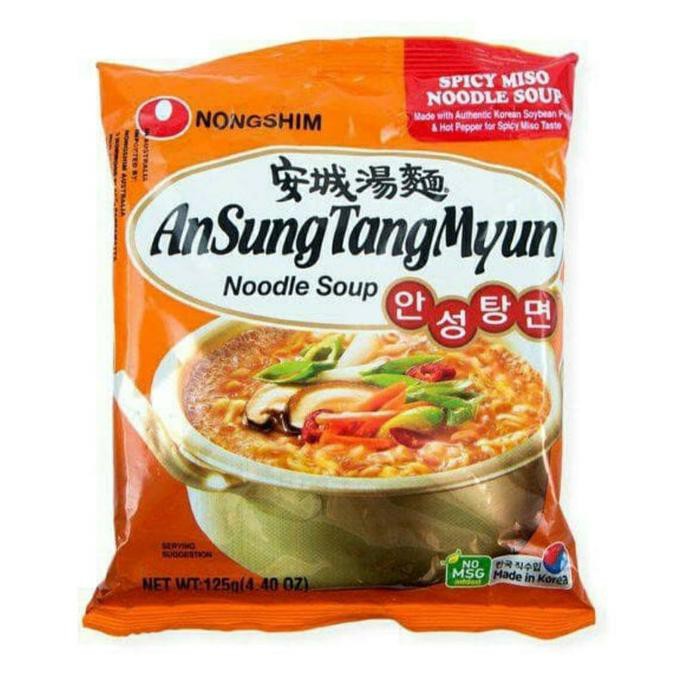 

Terlaris# Nongshim Ansung Tangmyun Spicy Noodle Sup 125 Gram