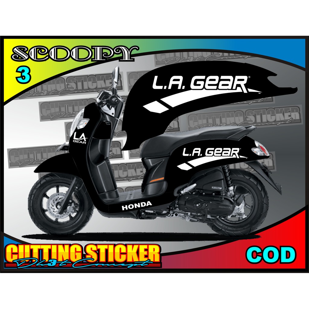 Sticker Scoopy Sticker Logo La Gear Prestige All Scoopy