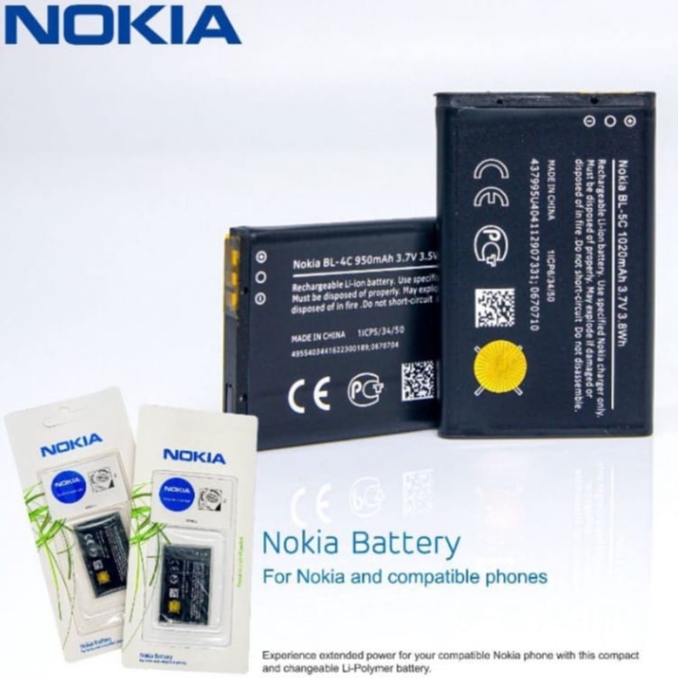 BATERAI NOKIA BL  4C / BL 5C ORIGINAL 99%