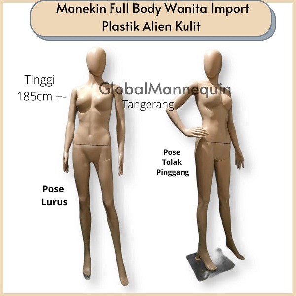 MAnekin Wanita Full Body PLastik | Manekin Full body Wanita Plastik