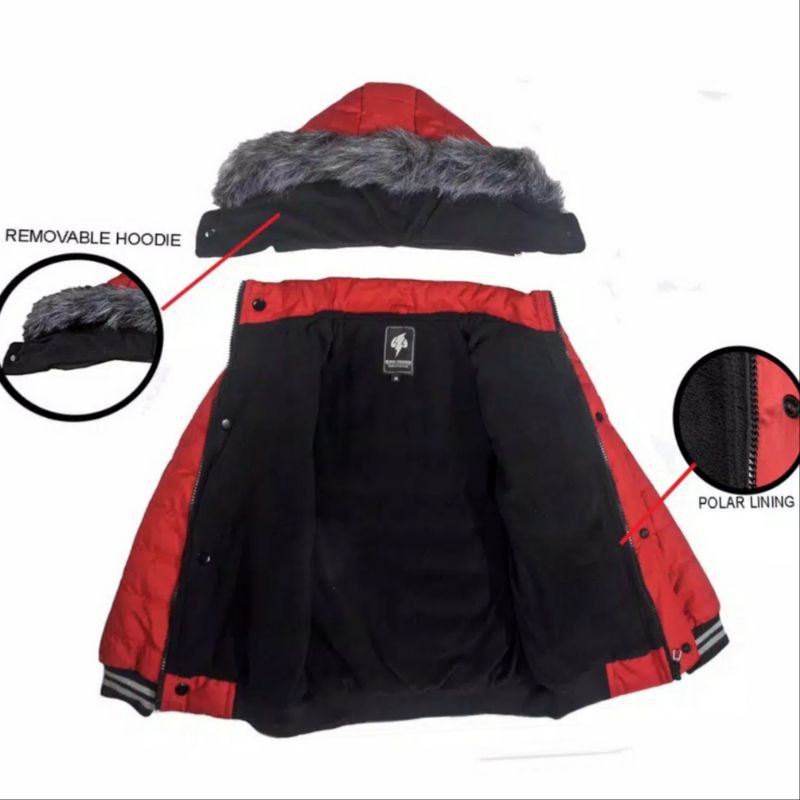 jaket anak import winter bulu tebal termurah dan terbaru