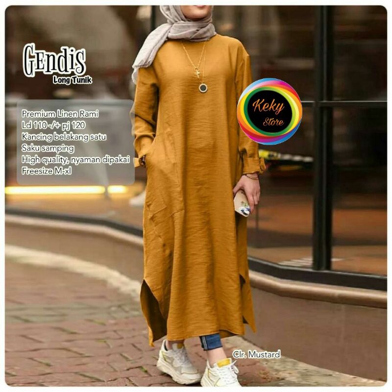 Gendhis Long Tunik by Keky Store