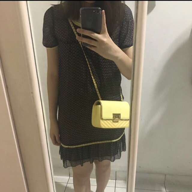 preloved dress gaudi / preloved dress wanita gaudi black