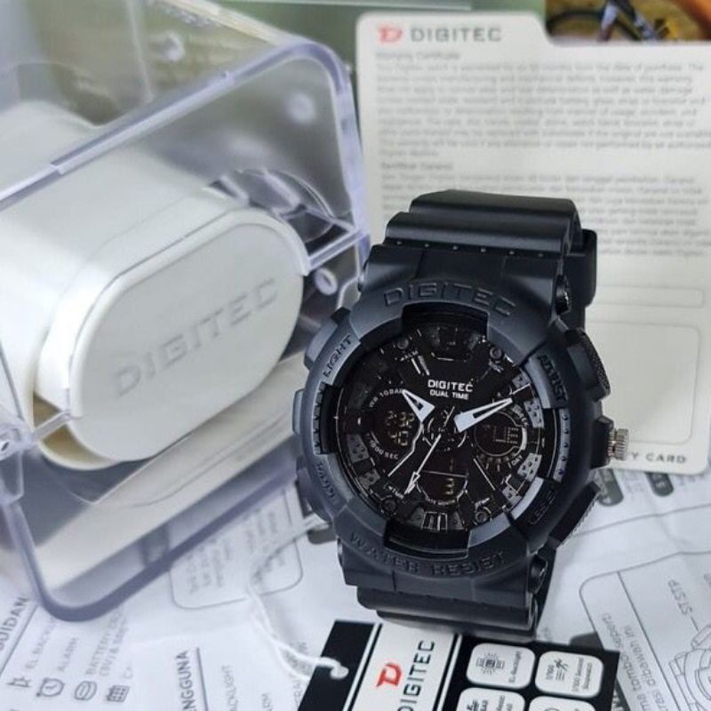 Jam tangan pria DIGITEC DG 2032 original tahan air