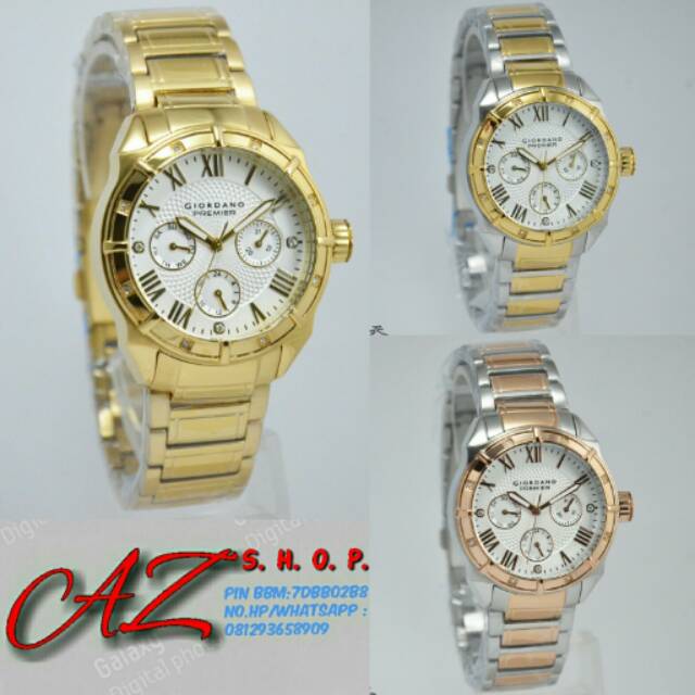 Jam Tangan Wanita Giordano P1006 Rantai Original Murah