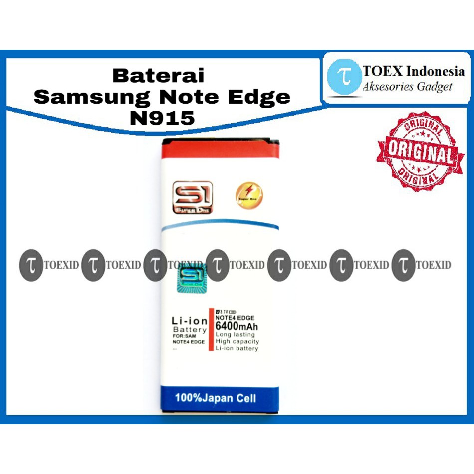 Baterai Samsung Note Edge N915 - Batre Batrai Double Power IC - Battery Super One Original