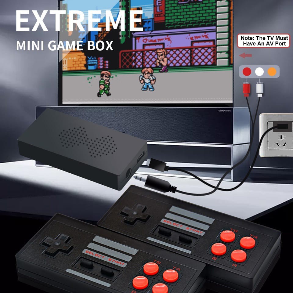 Extreme Mini Game Box / Game Console TV Nintendo NES Clone 620 Game Retro Mini Gamebox Built in 620 Classic Games