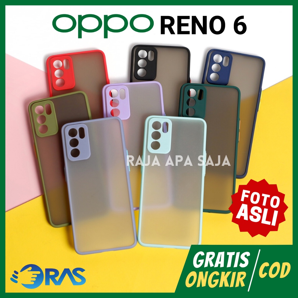 Soft Case Oppo Reno 6 5G - Cassing Casing Kesing Silicon Reno6 5G Silikon Karet Kondom Mika HP Hardcase Sofcase Sopkes