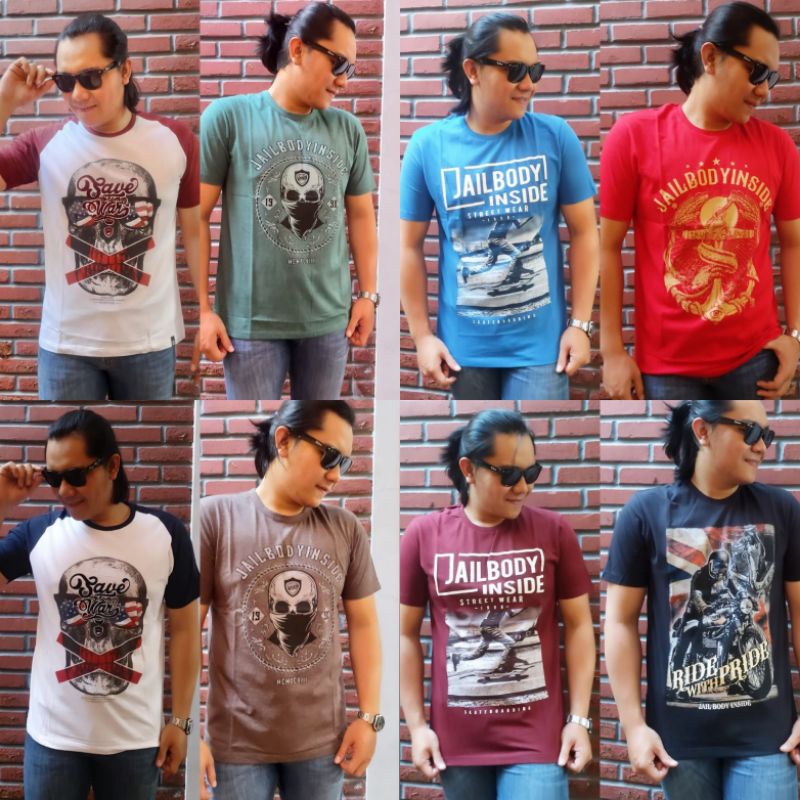 T shirt Jail Body Inside 119 - JBI original - kaos untuk laki-laki