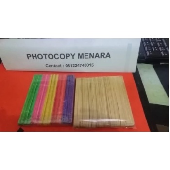

Stick es krim warna stik/ polos prakarya - pelangi