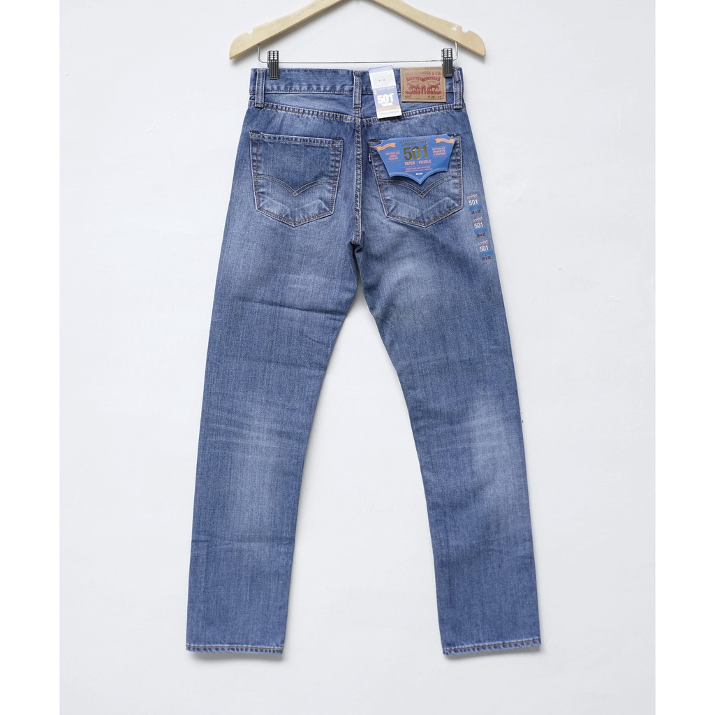 Levi's Grantex 501 Made in Japan | Jeans Pria | Aqua Blue | 501GRJPN - 04