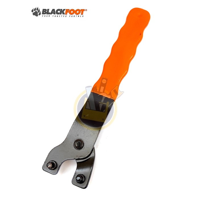 BLACKFOOT Adjustable Spanner Pin Kunci Mesin Gerinda Tangan / Kunci Gerinda Kunci Pembuka Kepala Gerinda / Kunci Gurinda Fleksibel Universal