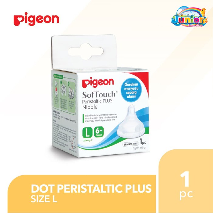 Pigeon Peristaltic Plus Nipple 1 Pcs