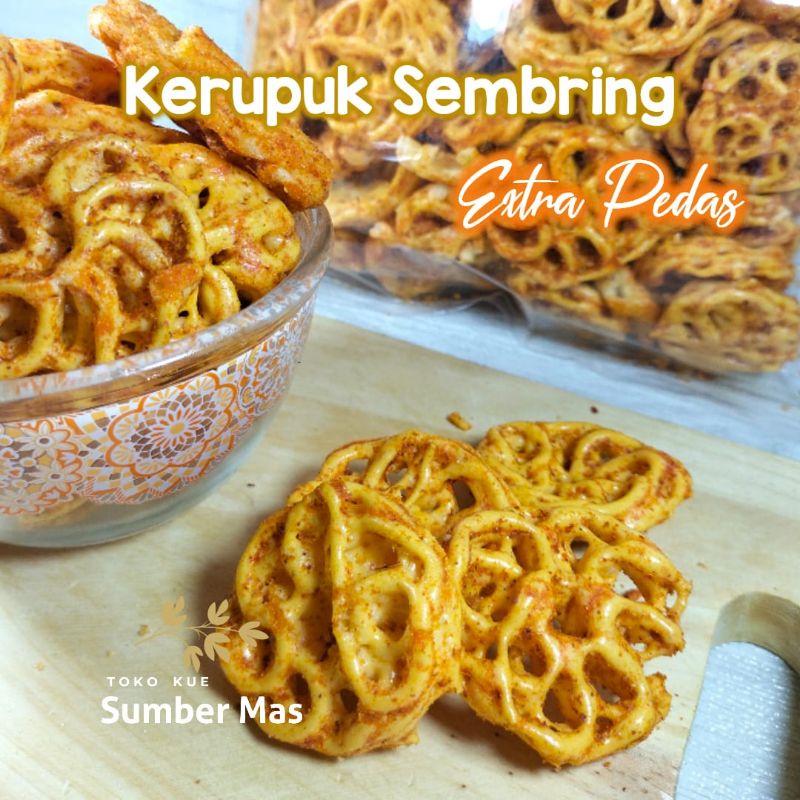 KERUPUK / KRUPUK SEBLAK RASA PEDAS  250 GR / SEBLAK KRITING / SEBRING / TERLARIS / KILOAN