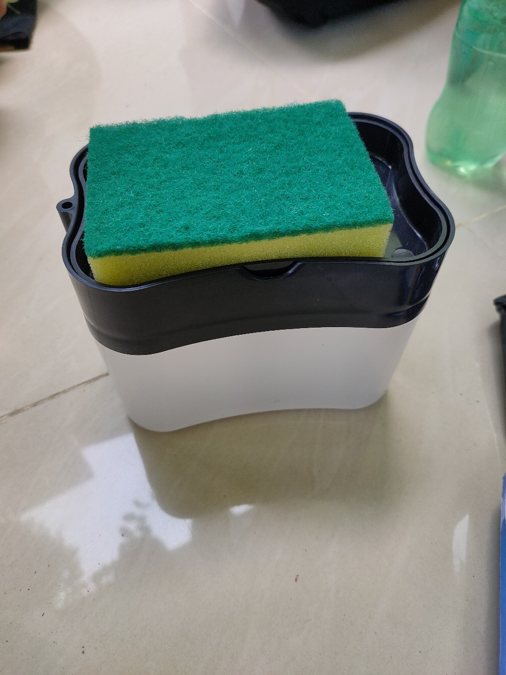 Dispenser Sabun Cuci Piring Tempat Sabun Wastafel Cuci Piring Plus Sponge