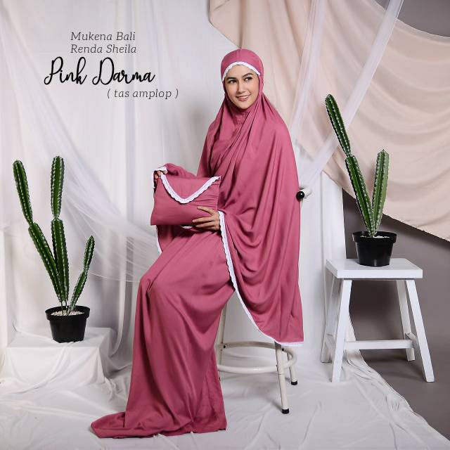 MUKENA COUPLE (IBU + ANAK) BALI RENDA SHEILA AMPLOP | GROSIR MUKENA KATUN RAYON SHARLA MURAH