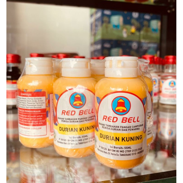 Jual Red Bell Perisa Dan Pewarna Pasta Rasa Durian Kuning Ml