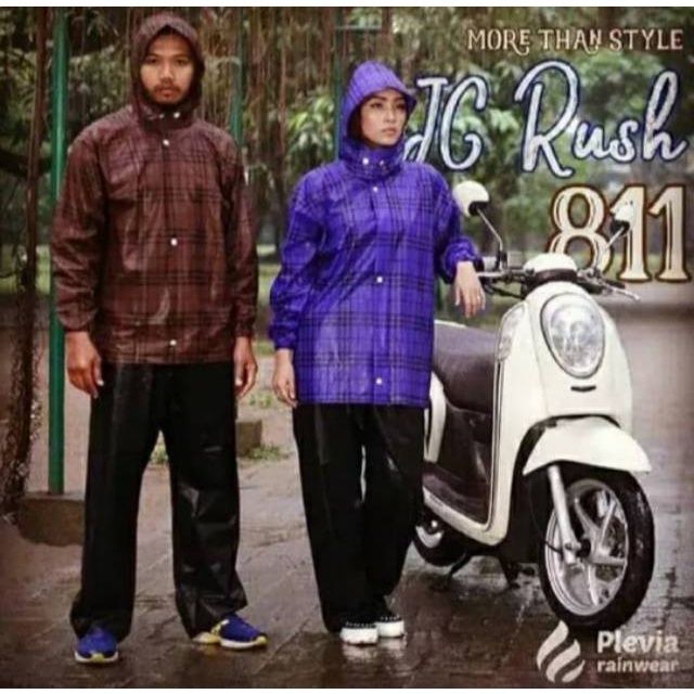 PLEVIA Jas Hujan Jaket Celana Rush BP 811 / BP8110