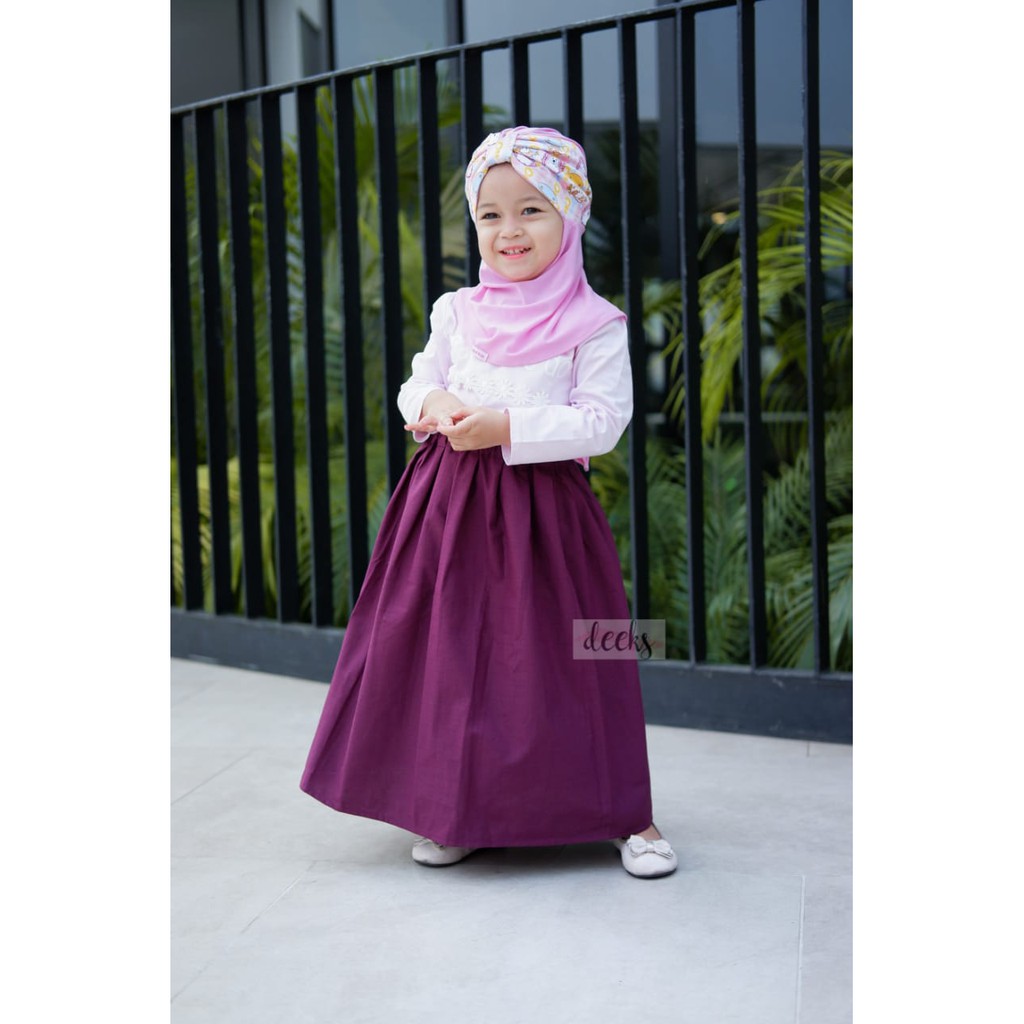 Rok Anak Lucu 1y - 10y  : Sheya &amp; Button Pocket ( 26 warna ) TERMURAH