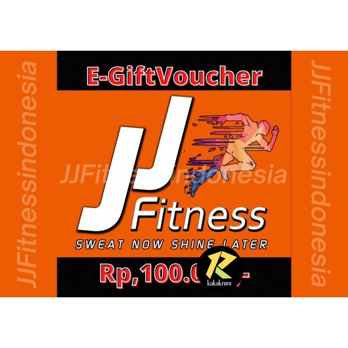 E-Gift Voucher JJFitness Indonesia Rp.100.000,-