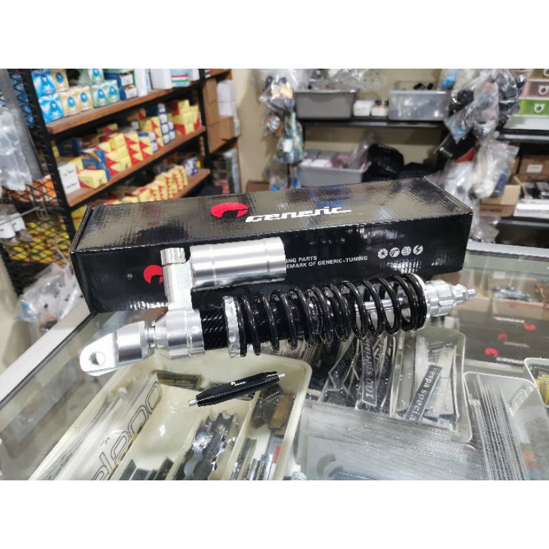 Shock Tabung Belakang Generic Polish Black PNP all Vespa Classic