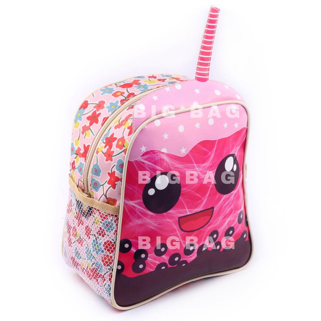 PTS - Ransel Sekolah Anak Perempuan Karakter BOBA - RANSEL BOBA 3D MINI STRAW - TAS BOBBA - RANSEL BOBBA - TAS BOBA ANAK CEWE - Tas Sekolah Anak - Tas Anak Sekolah Tas Anak Paud Tas Anak TK Promo Diskon Termurah Terlaris Terbaru Best Seller