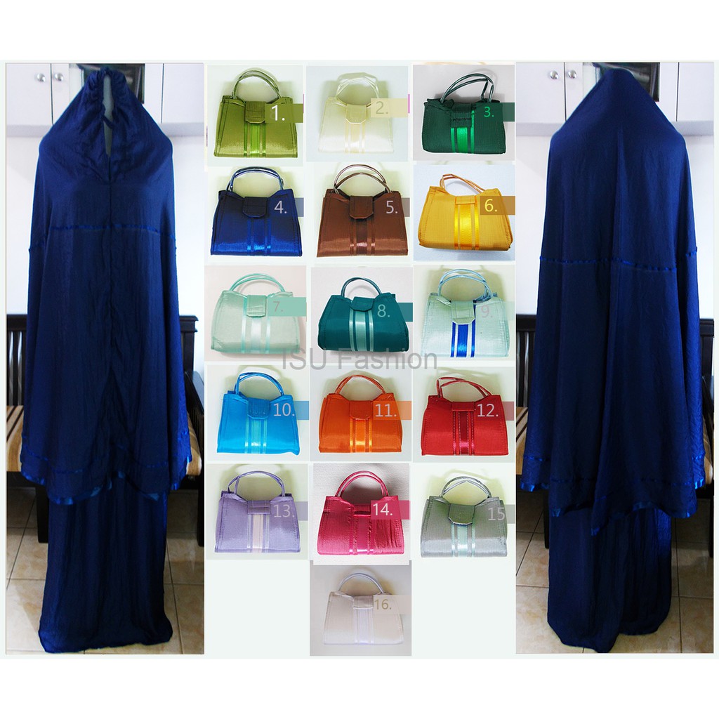 mukena parasit super mukena travelling mukena parasit jumbo NEW ED