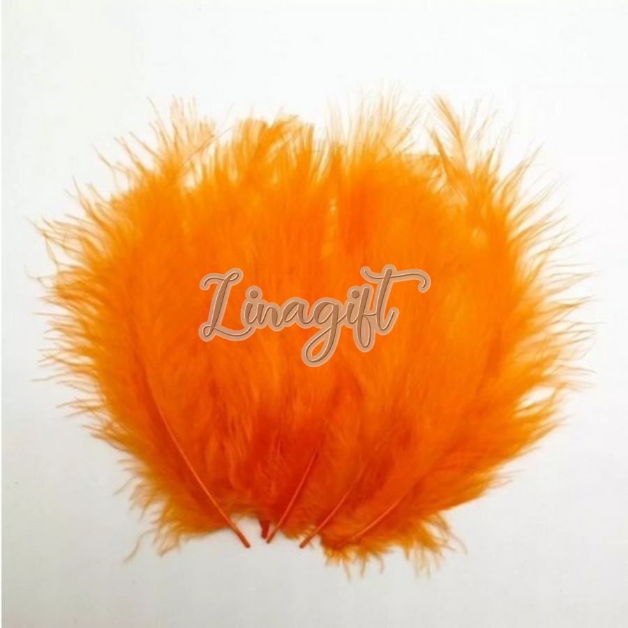 BULU AYAM CURLY PENDEK - COLOR CURLY SMALL FEATHER - HIASAN CRAFT PRAKARYA