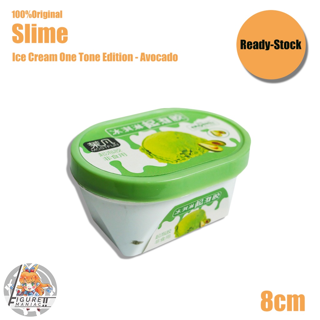 Slime Ice Cream One Tone Edition Es Krim Premium Mainan Anak