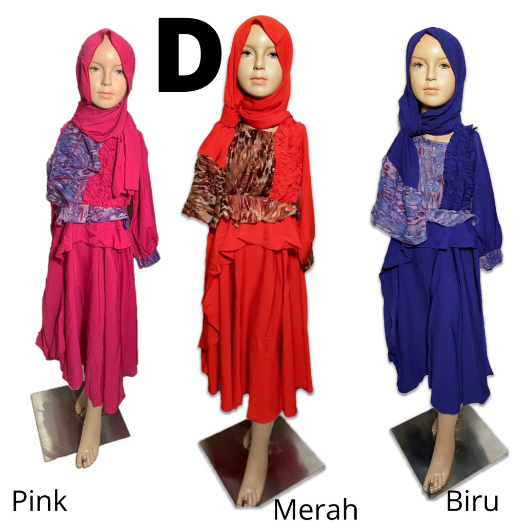 Termurah! Baju Muslim Anak Size 1 Tahun