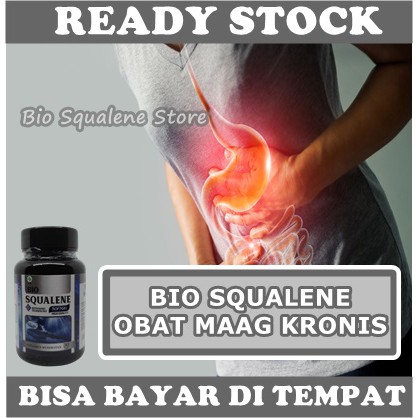 Obat Asam Lambung, Obat Maag Kronis, Magh, Asam Lambung Naik, Gerd, Nyeri Ulu Hati, Mual, Muntah, Obat Lambung Tradisional - Bio Squalene Asli, Minyak Hati Ikan Hiu Original Alami