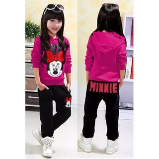  Ga Set Minnie Kid Stelan Baju Anak Tanggung  Set Baju  Anak  