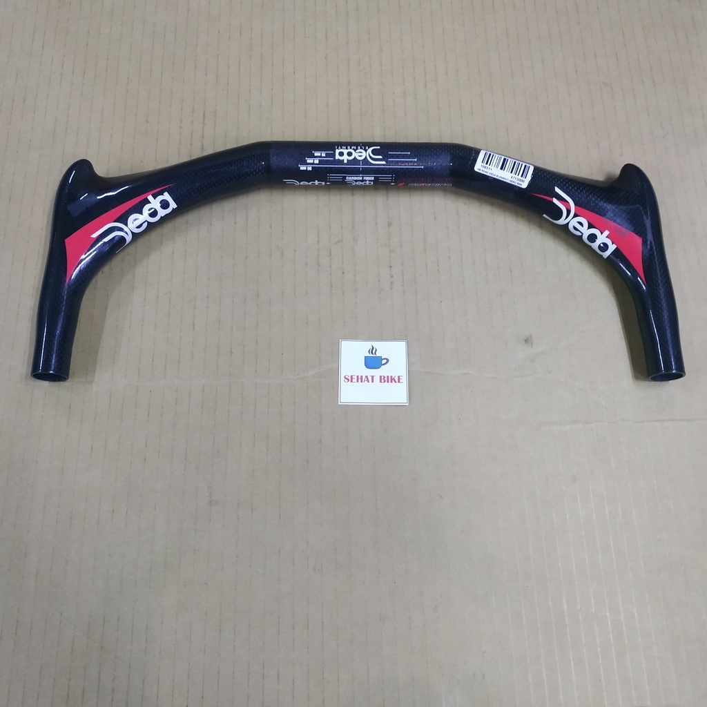 Stang Sepeda Balap DEDA Elementi Aero Carbon 44 cm Itt Triathlon Original