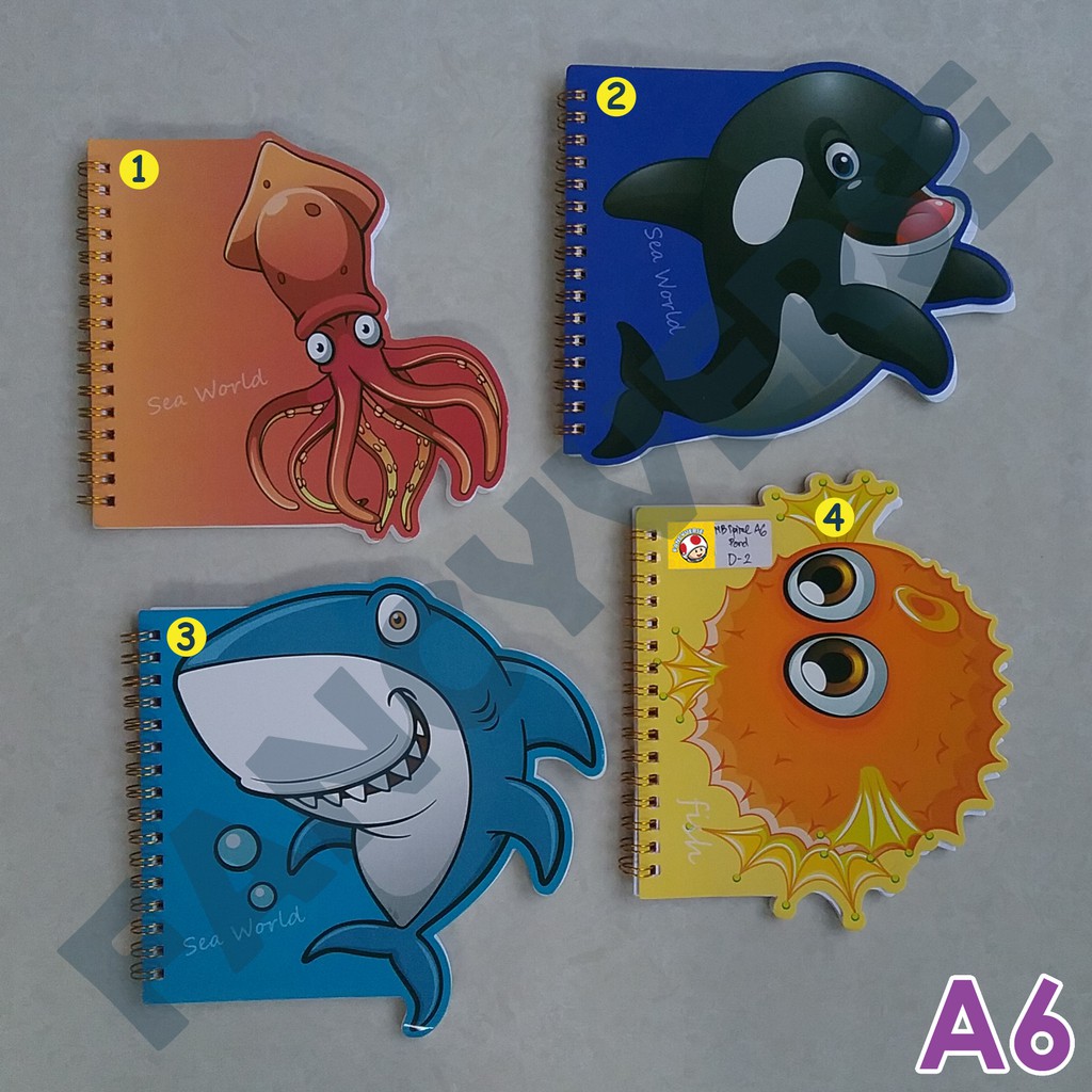 

Notebook Spiral Pond A6 Fish D-2 / Agenda Diary Notes Buku Catatan
