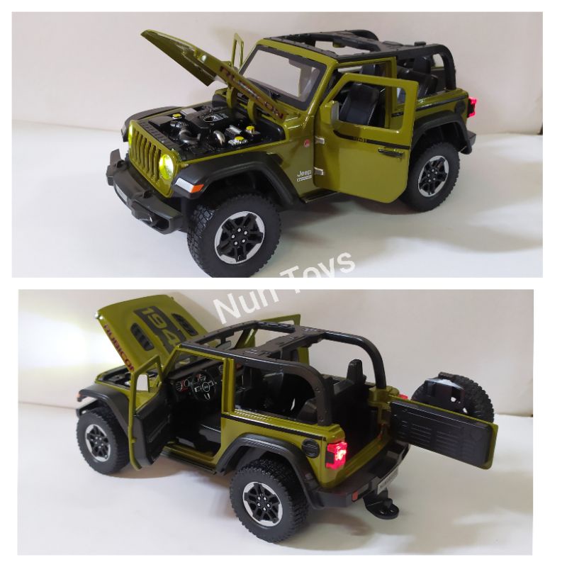 Mainan Diecast Mobil Jeep Wrangler Rubicon