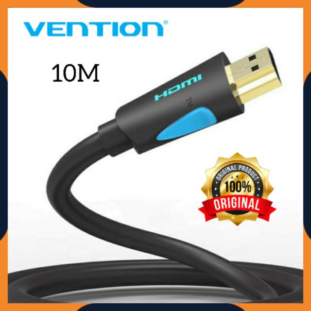VENTION M02 KABEL HDMI TO HDMI UNTUK KE PROYEKTOR KOMPUTER PS TV V.2.0/B ULTRA HD 4K 10M 10 METER