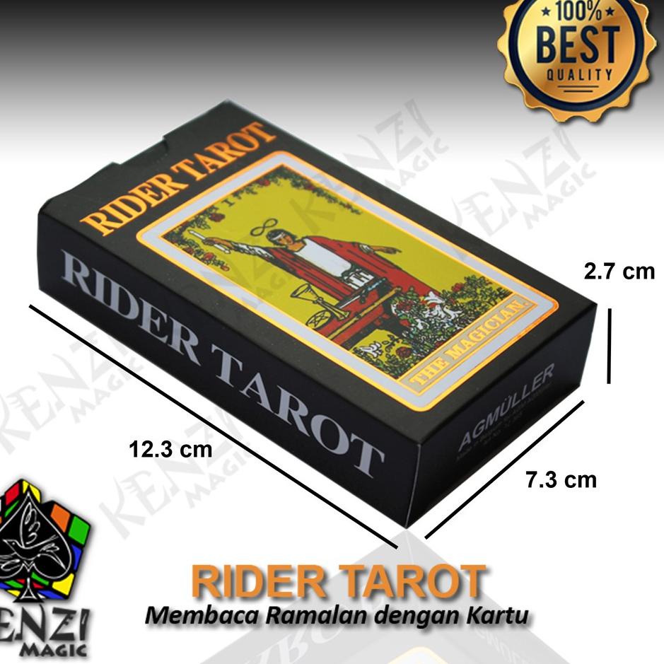Terkini QHERR Rider Tarot - Kartu Tarot - Kartu Ramal - Kartu Ramalan - Kartu Sulap 71 Seller