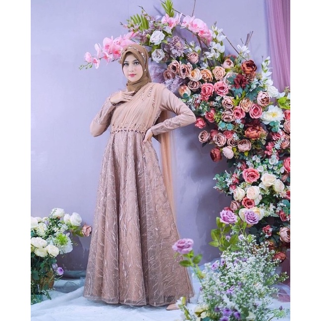 Mahara dress - gamis Open PO