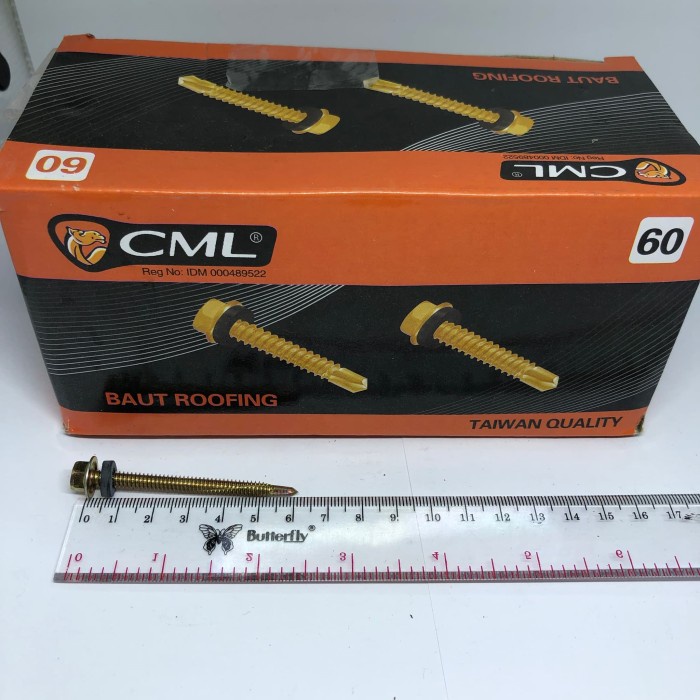 Baut Roofing / Skrup Roofing "CAMEL" 60mm, 6cm (250 pcs)