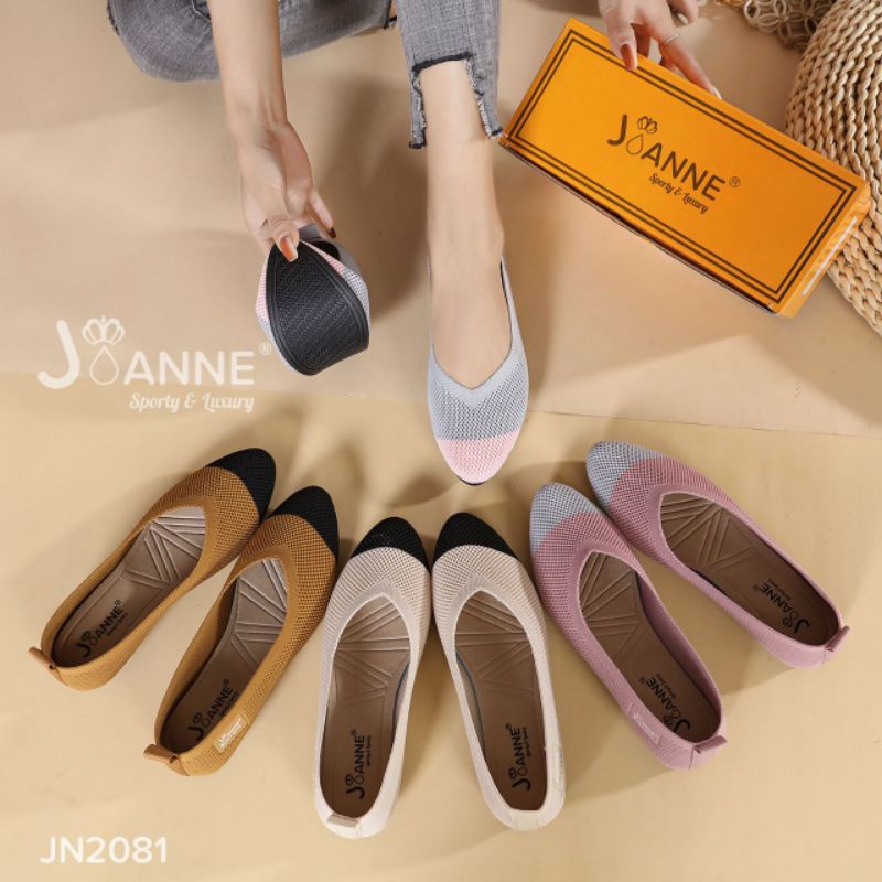 JOANNE Flyknit Flat Shoes JN2081 [ORIGINAL BRAND]