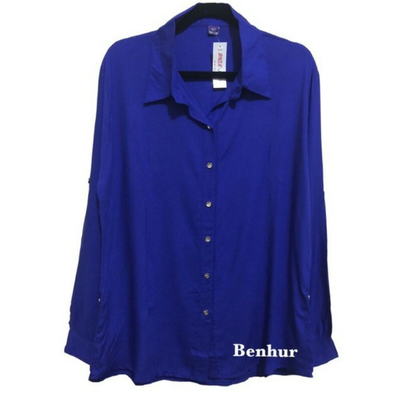 Kemeja Wanita Rayon Premium Bahan Adem Banget Termurah-benhur