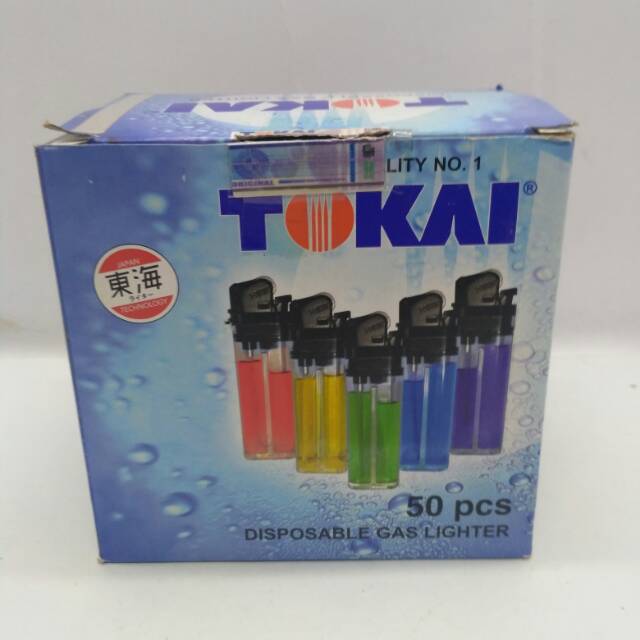 Korek Api Tokai / Korek Gas Tokai / Korek Roda Tokai 50 Pcs