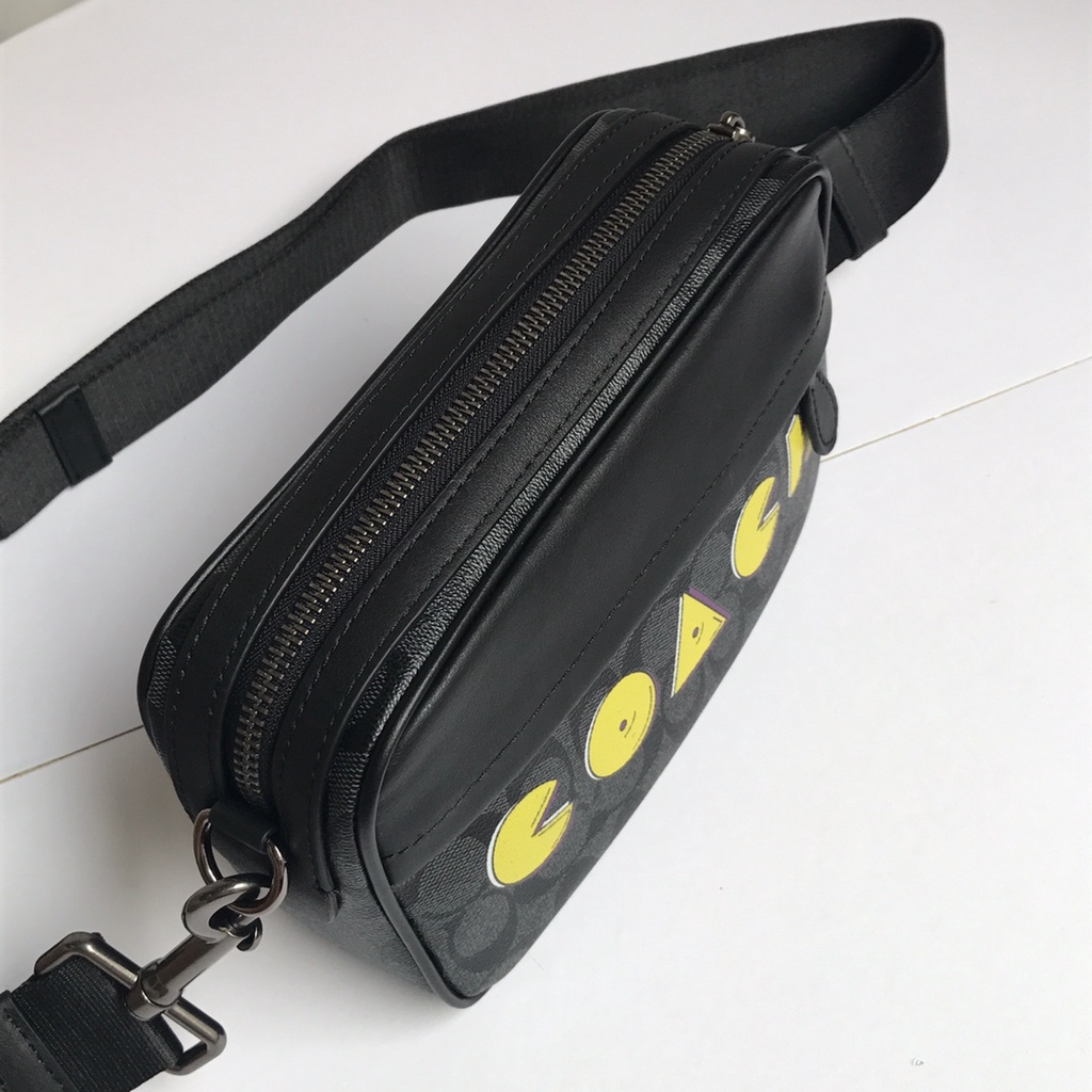 coach 72923 men's shoulder bag messenger bag small square bag camera bag   xjb