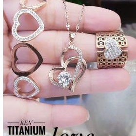 TiTanium set perhiasan wanita AP01