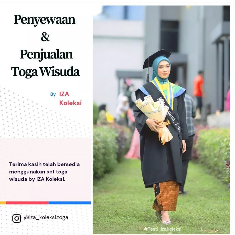 Jual Toga Wisuda / Toga Wisuda ULM / Slaber Wisuda / Jubah toga wisuda